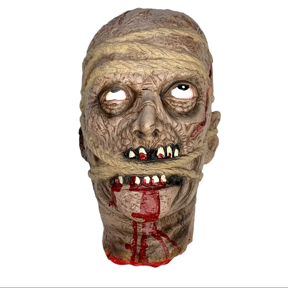 Halloween zombie head